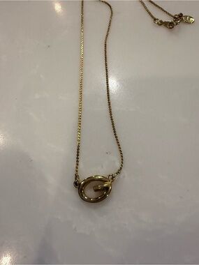 Givenchy Gold G Logo Necklace